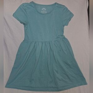 Primary Kids Perfect Pocket Dress Lagoon 8-9